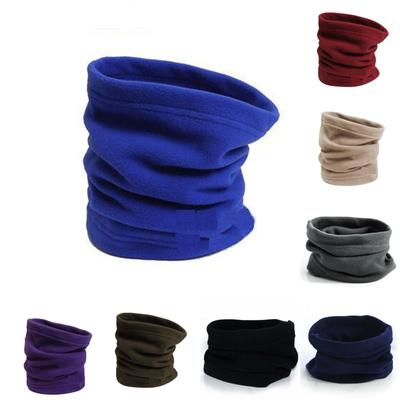 Men And Women's Outdoor Fleece Jacket Bib Riding Warm Head Scarf Mask
