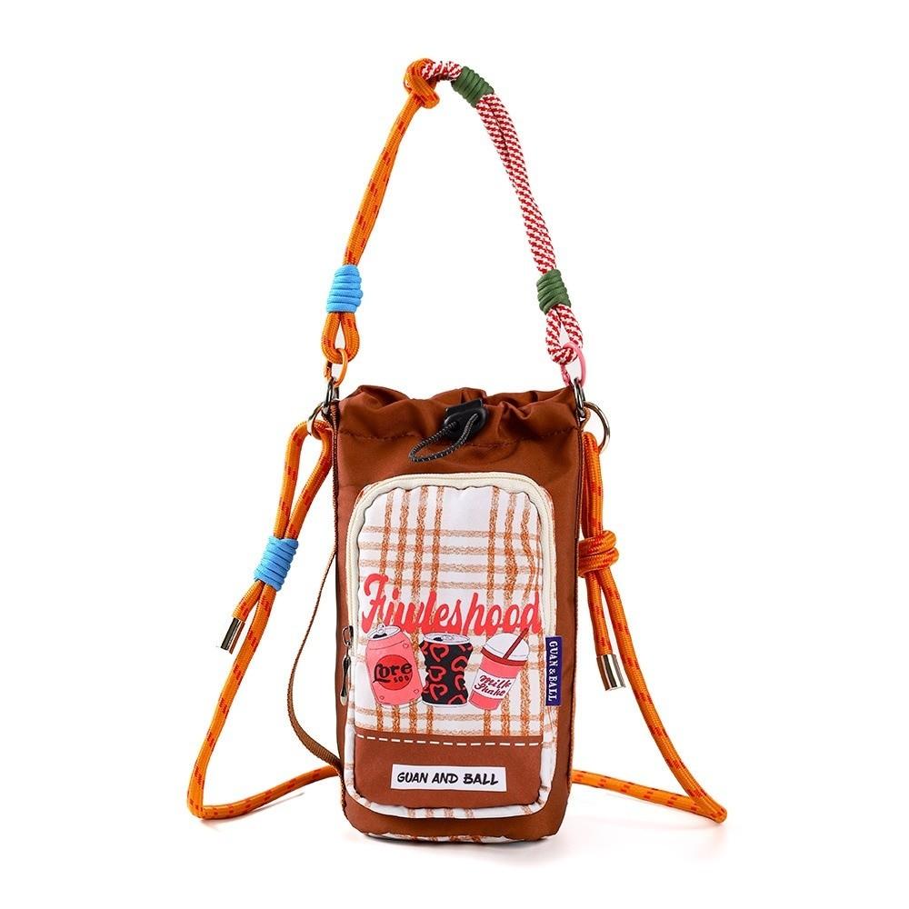 Water-resistant Water Bottle Bag Cartoon Sling Purses New Insulating Cup Sleeve  for Outdoor Sports