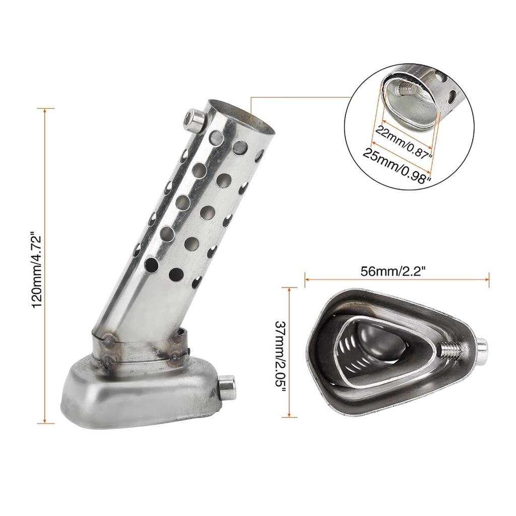 2pcs Motorcycle Inner Silencer Inner Baffle Silencer Silencer Exhaust Baffle Volume Adjustment Exhaust Muffler