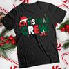 Crew Christmas T-Shirt Santa Hat Funny Ugly Mens and Womens Tee #MC