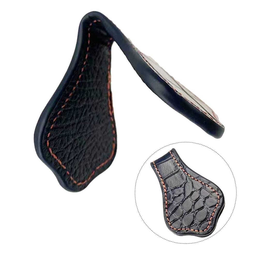 1PC Lace Cowhide Mute Chalk Clip Used With Magnetic Chalk Storage Box Billiard Accessories