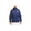 Nike Logo Print Zip Hoodie Jacket Men Outerwear Navy-Blue DN3113-410