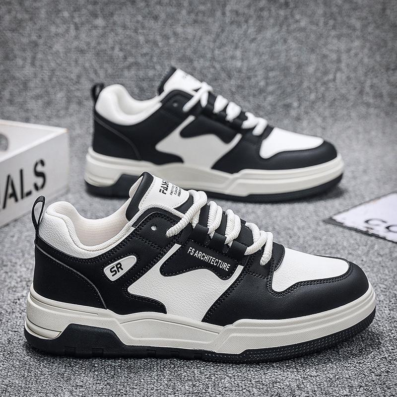Spring new lightweight non-slip versatile trend student casual thick baseplate shoes men's breathable men's shoes