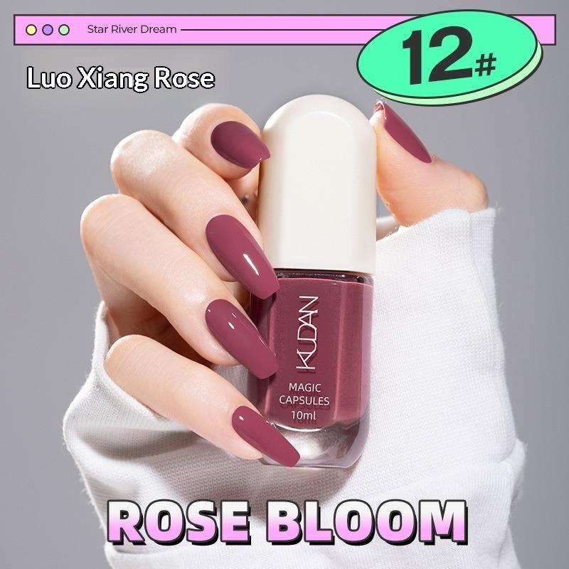 No-bake, Quick-drying, Odorless, Fine Glitter, Sparkly, Nude, Water-based, Peel-off Nail Polish.