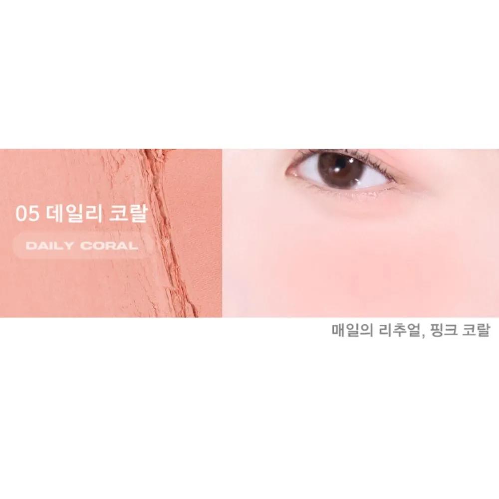 ABOUT TONE Warm Tone Blusher SET Daily Coral + Orange Peach