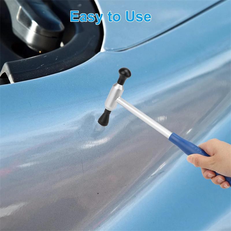 16Pcs Auto Dent Repair Hammer Set - Aluminum Bodywork Tools For Paintless Dent Removal, Diy Car Body Repair Kit