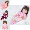 Vivid 42cm Newborn Reborn Baby Doll With Realistic Features And Soft Silicone Body