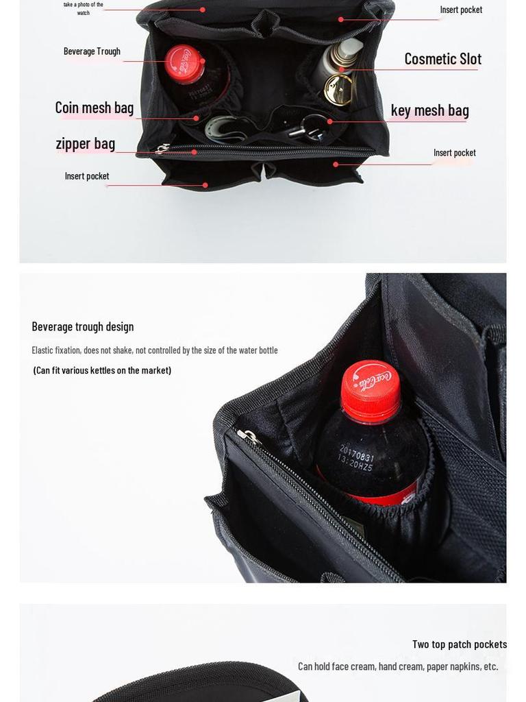 Women's Travel Backpack - Inner Bag Organizer for School and Storage