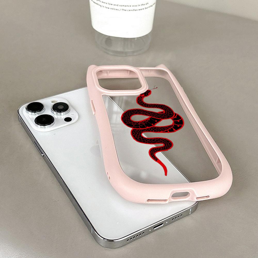 Мягкие чехлы для телефонов с кошачьими ушками для iPhone 16 15 13 12 11 Pro Max 14 Plus — фото 6