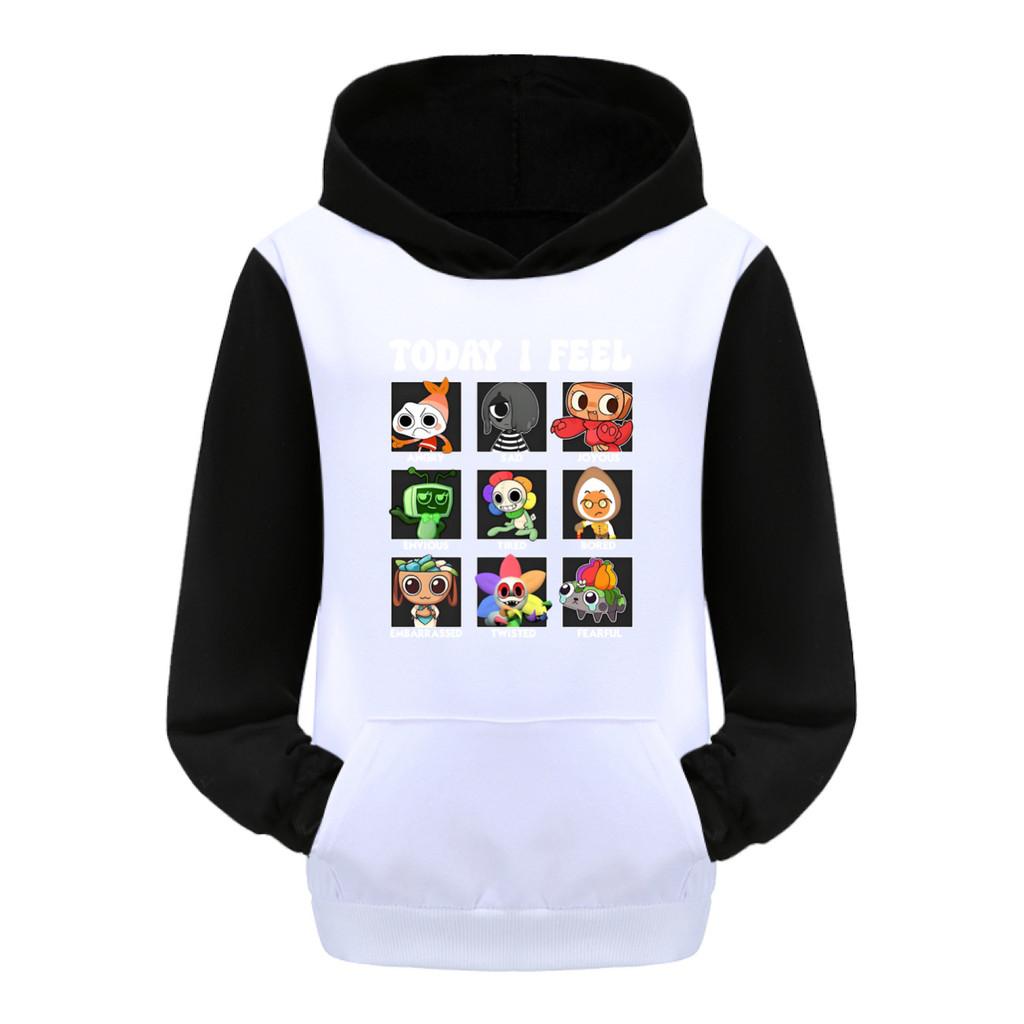 5405 Kinder Jungen Mädchen Dandy World Bedruckte Freizeit Kapuzenpullover mit langen Ärmeln