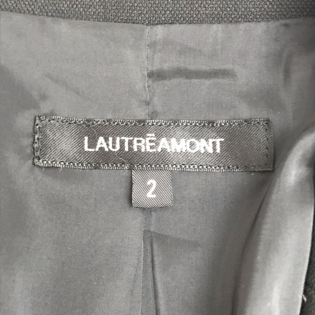 Made In Japan LAUTREAMONT Pants Suit Set M Women Black Single Jacket(USED)