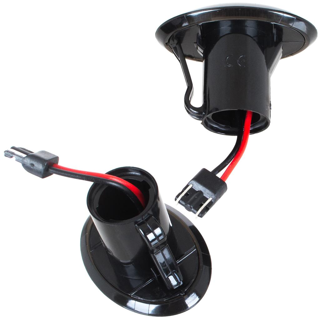 Fiat 500 500C 500L 2007- LED Side Indicator SMOKED DYNAMIC 2 Pcs. SET