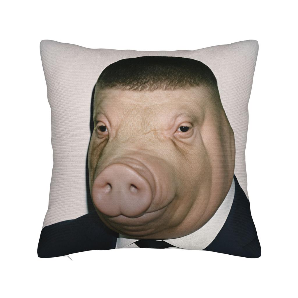 John Pork Is Calling Pillow Cover Square Pillow Case Cushion Cover Novelty Graphic Pillowcases For Sofa Home Decorative