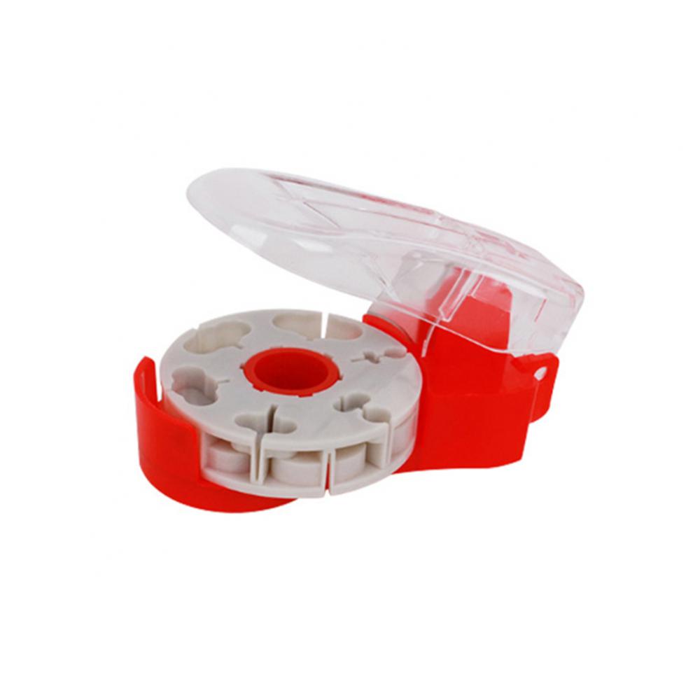 

Коробка для разделителя таблеток Мини-делитель таблеток-таблеток Лекарства Измельчитель таблеток Удобный разделитель Футляр для таблеток Портативный резак для таблеток красный