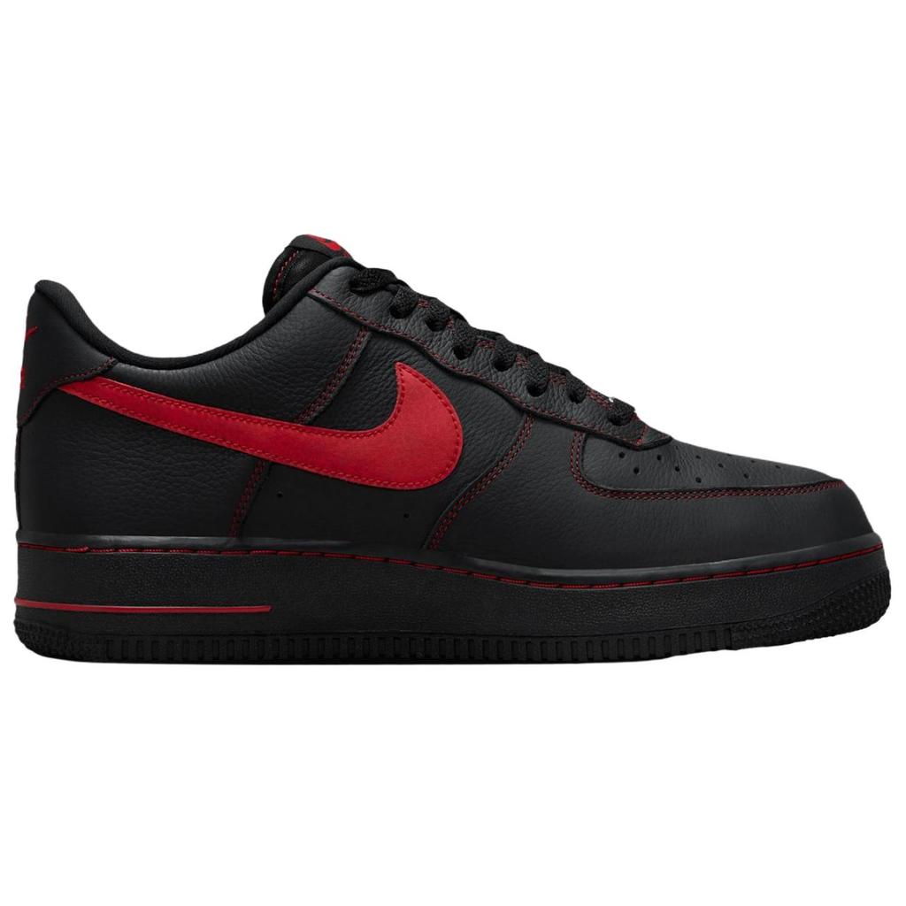 Nike Air Force 1 07 LV8 Bred Men Sneakers Black University-Red HQ2037-005