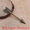 Bow Arrow Shaped Charms Pendant For Bracelet Necklace Jewelry Making Craft Findings