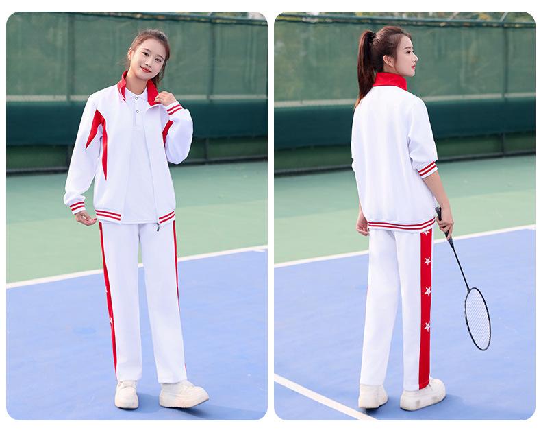 Spring & Autumn Junior High Academy Sports Set: School Uniform Jacket for Students