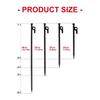Impregnable Inflexible Tent Stakes Canopies Awnings Pegs Tent Pegs Stakes for Reliability Tent Stability