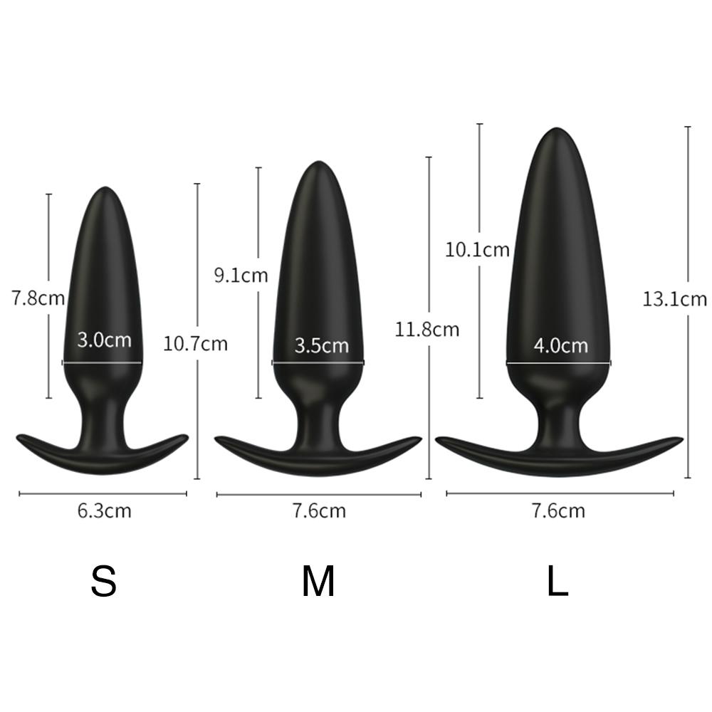 Vibrerende rumpestøpsler Dildo Vibrator Prostatamassasje Trådløs fjernkontroll Analplugg G-punktstimulator Sexleketøy for kvinne