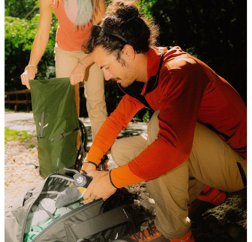 Куртка Salewa Agner Hybrid Polarlite Durastretch Fullzip Hoody оранжевая