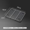 Thickened 304 Stainless Steel Food Serving Tray Buffet Presentation Trays Drain Rack Grease Trap Baking Plates Kitchen Organizer