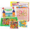 296/592pcs Mushroom Nail DIY Handmade Toys Montessori Educational Toys Intelligent 3D Puzzle Game Jigsaw Board Gifts