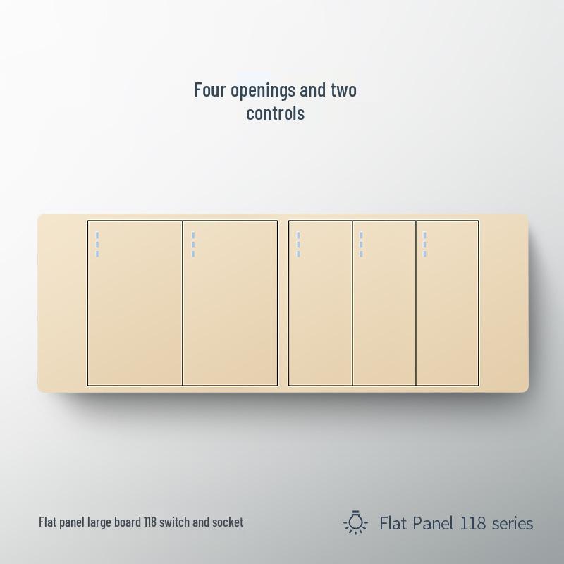 International Electric 118 Type Concealed Multi-Hole Panel: 16A, 6-Hole, 9-Hole, 12-Hole Switch and Socket.