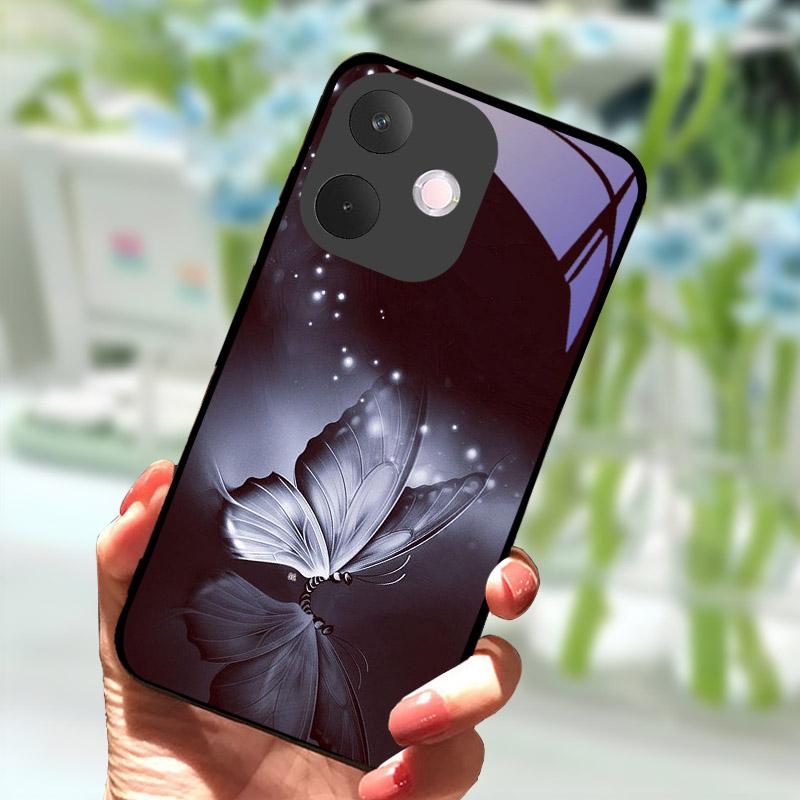 Husă Telefon Pentru OPPO A5 Pro 5G A5Pro Anti-cădere Protecție Cameră Spate Sticlă Călită Pentru OPPO A 5 Pro CPH2695 Fundas