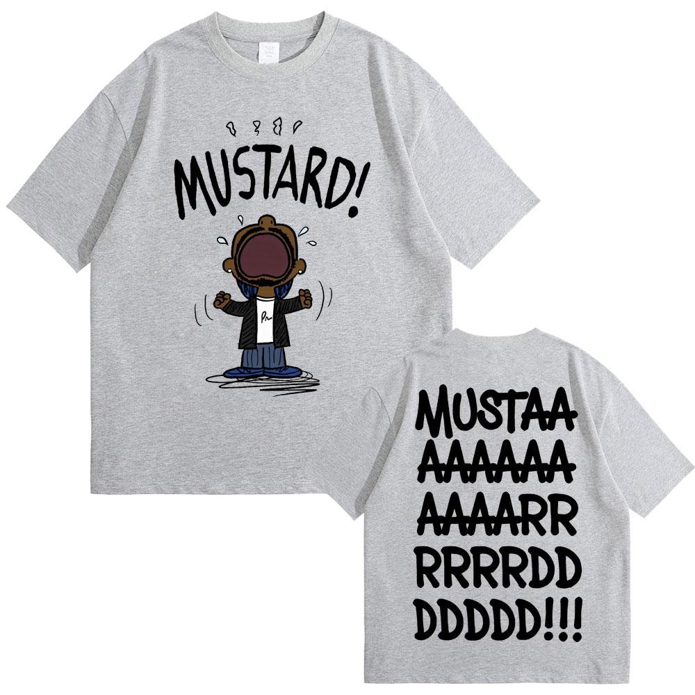 Rapper Kendrick Lamar Not Like Us Senf Lustiger Druck T-Shirts Männer Frauen Hip Hop Popmusik T-Shirt Herren Oversized T-Shirts