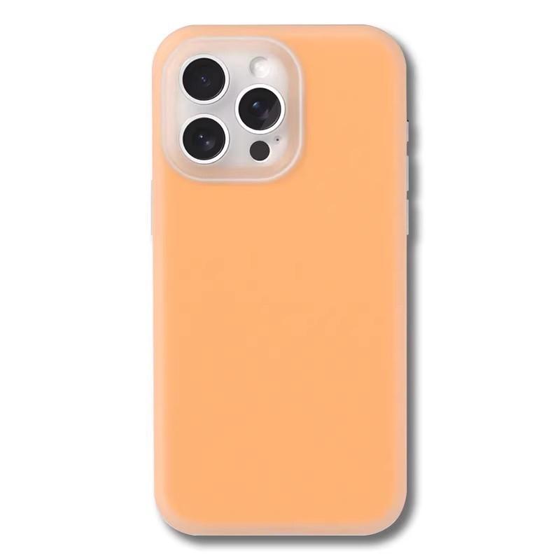 Liquid Silicone Phone Case IPhone 16 Pro Max 15 13 Shockproof Soft TPU Cover With Precise Cutout Minimalist Style