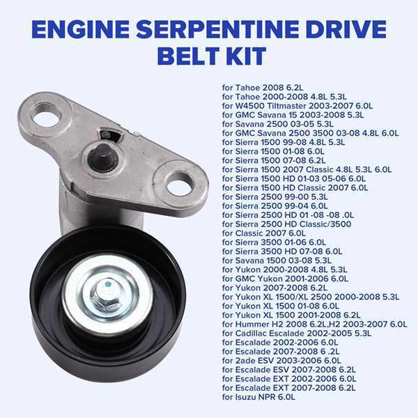 APTBK232 Tensioner Kit for 1999-2008 Chevrolet Silverado 1500