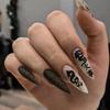 Cross-Border Wearable Nail Art: Super Long Press-On False Nail Tips