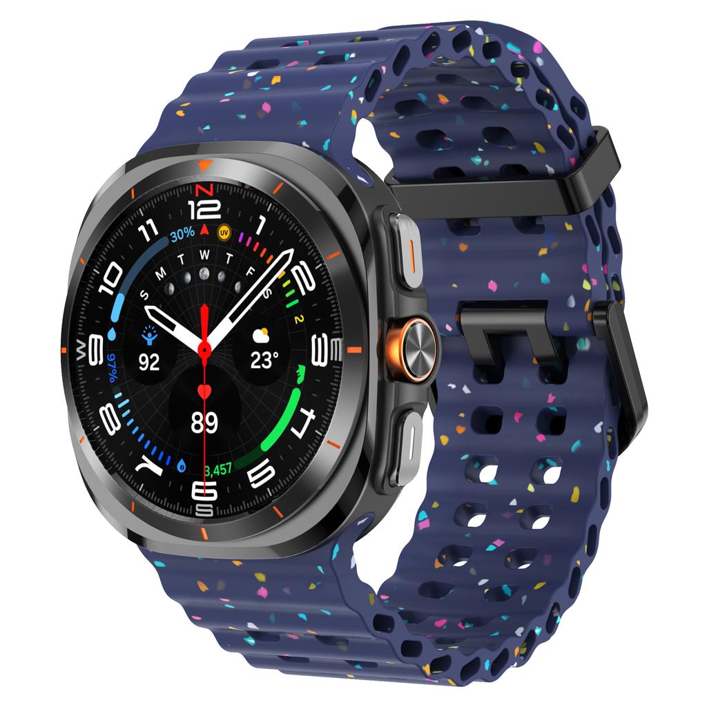 Silicone Breathable Strap For Samsung Galaxy Watch Ultra 47mm Marine Wristband Bracelet Galaxy Watch Ultra(2025) 47mm  Watchband