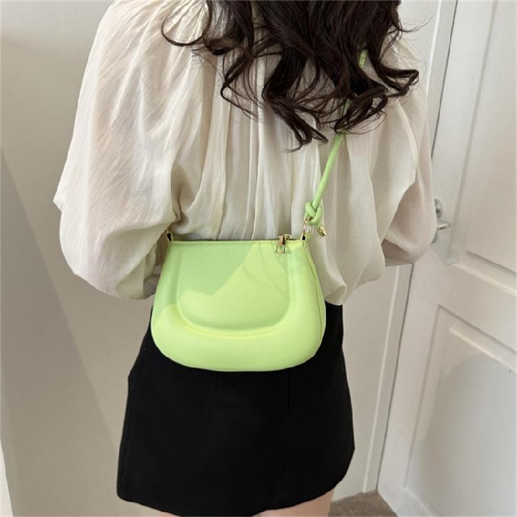 Leather Tote Bags Solid Color Handbag Armpit Bags Versatile Shoulder Bags