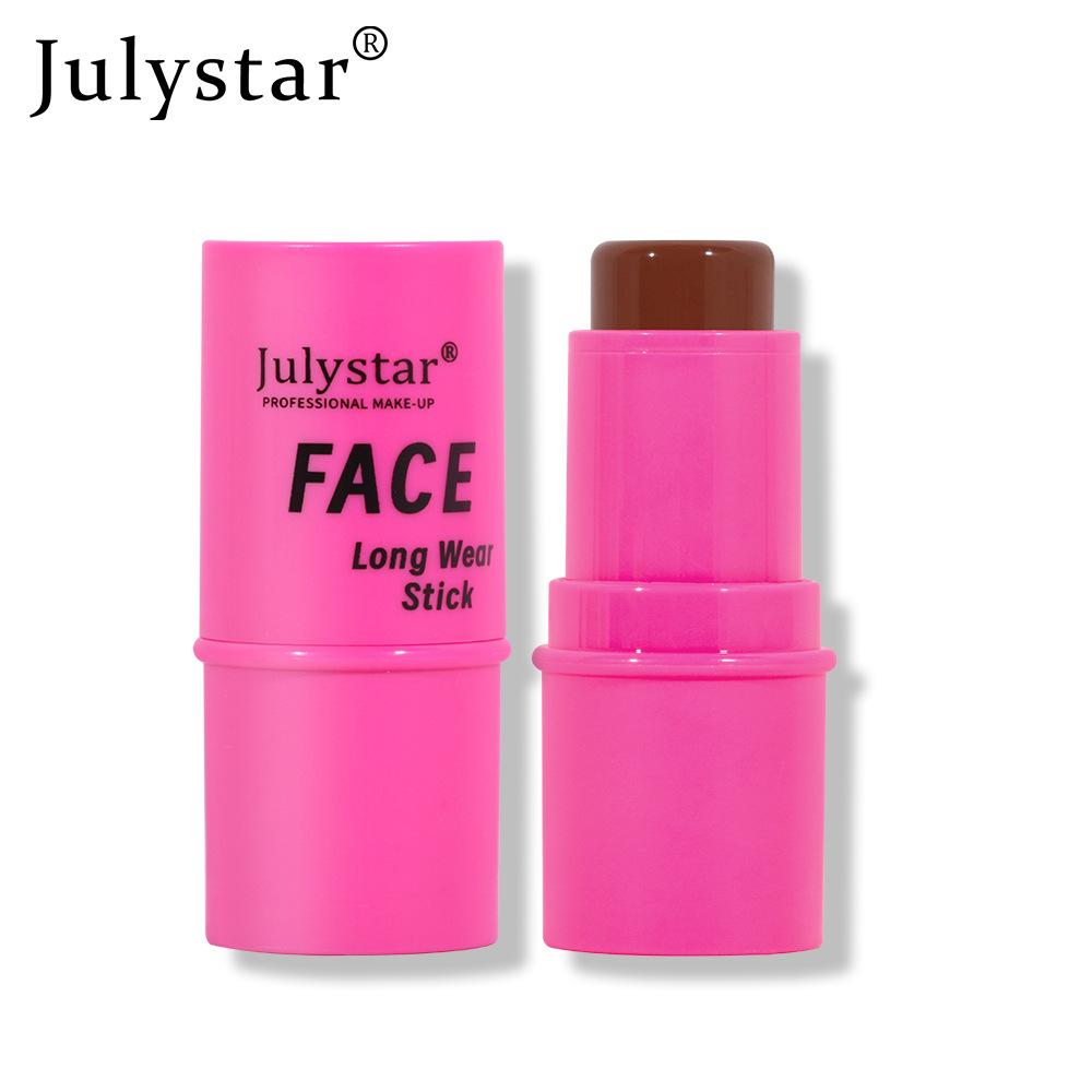 JULYSTAR Schönheit Gesicht Aufhellend und Pflegend Highlight Stick Make-up Natürlich Dreidimensional Langanhaltend Leicht zu Färbender Rouge Stick