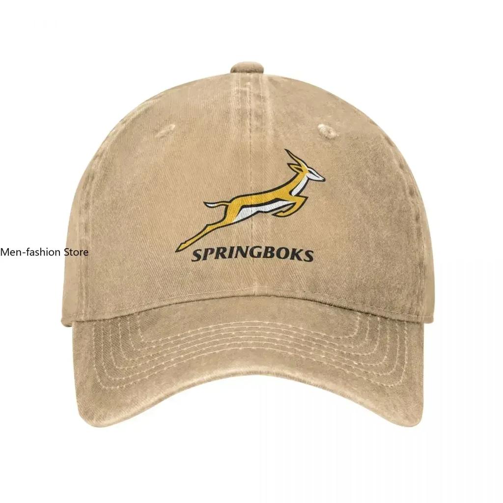 South Africa Springbok Rugby Retro Baseball Cap Unise X