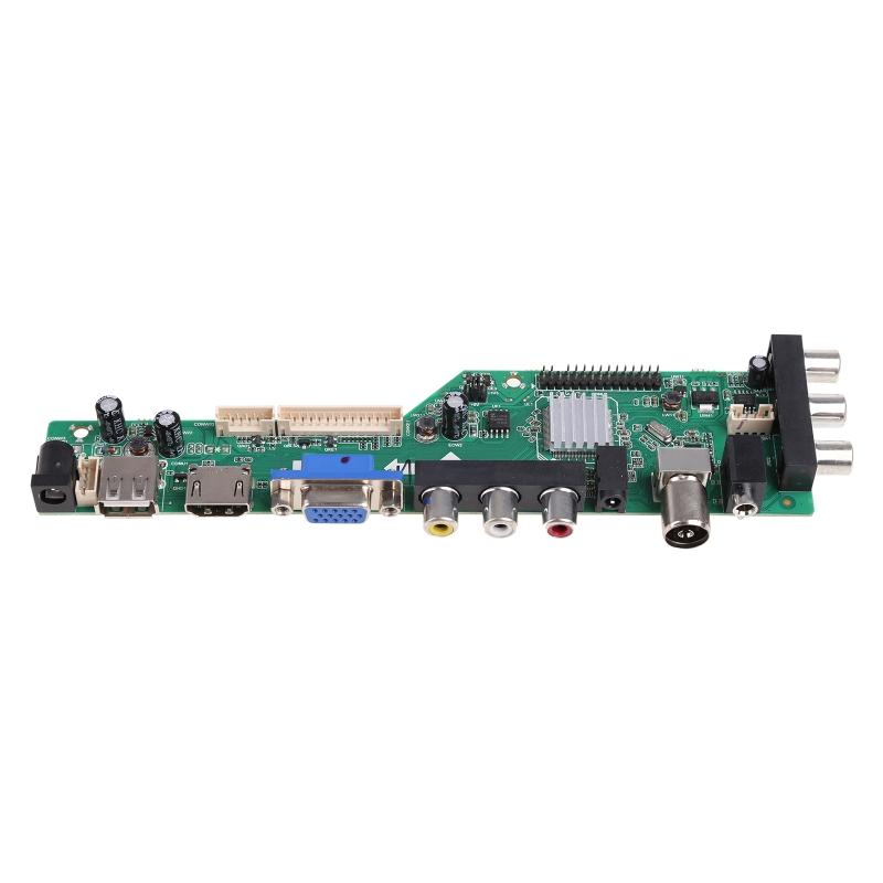 12V/4A Remote Control Driver Board Set Universal LCD TV Controller Driver Board Easy Installation Plastic+Metal Made