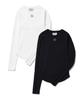 PEACE MAKER Daisy Slim Ls (Black)