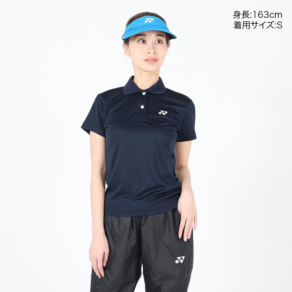 Yonex Short Sleeve Game Navy Blue Size S Women's Shirt, (019),