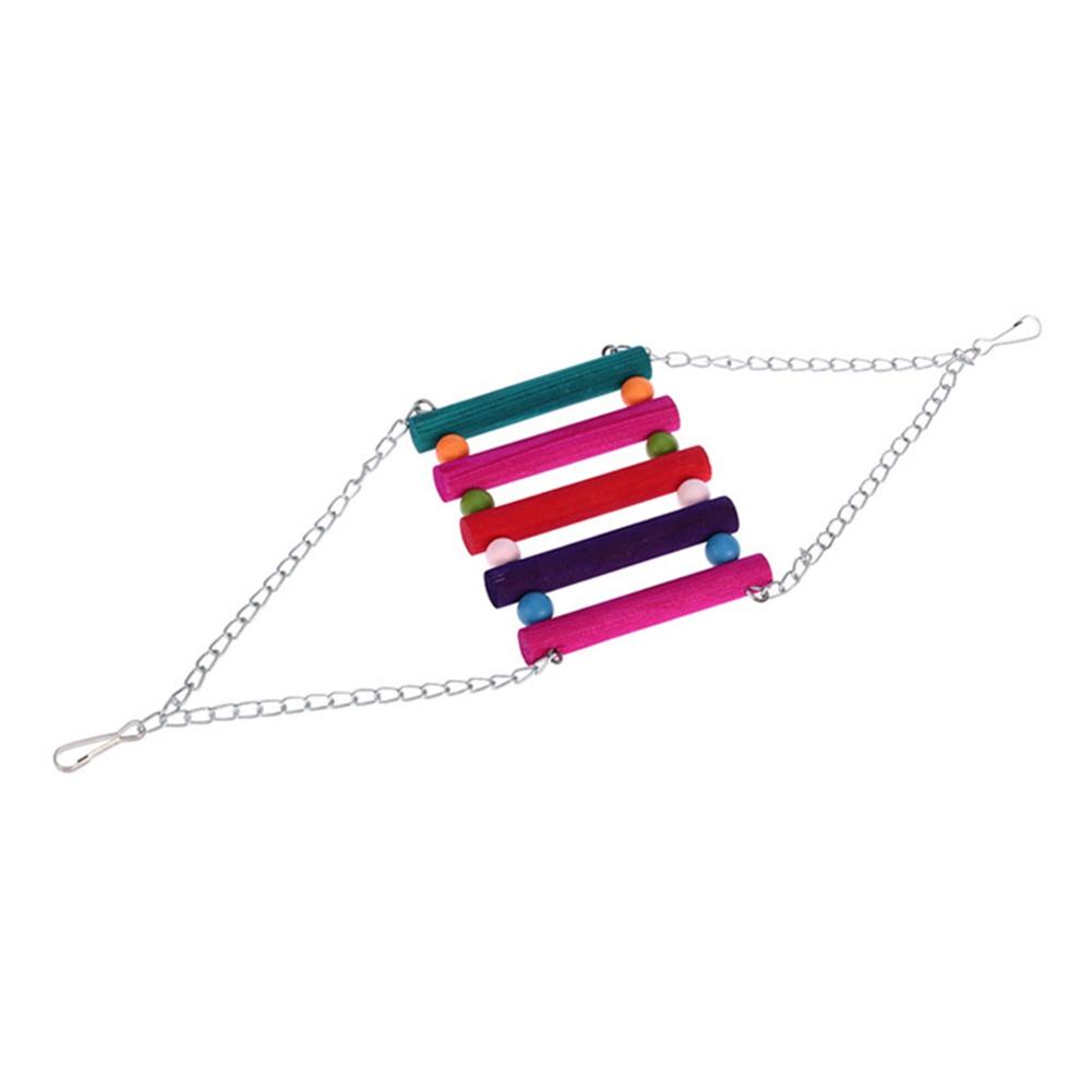 1 Stück Haustier Vogel Papagei Kauspielzeug Leiter Klettern Hängebrücke Schaukelspielzeug