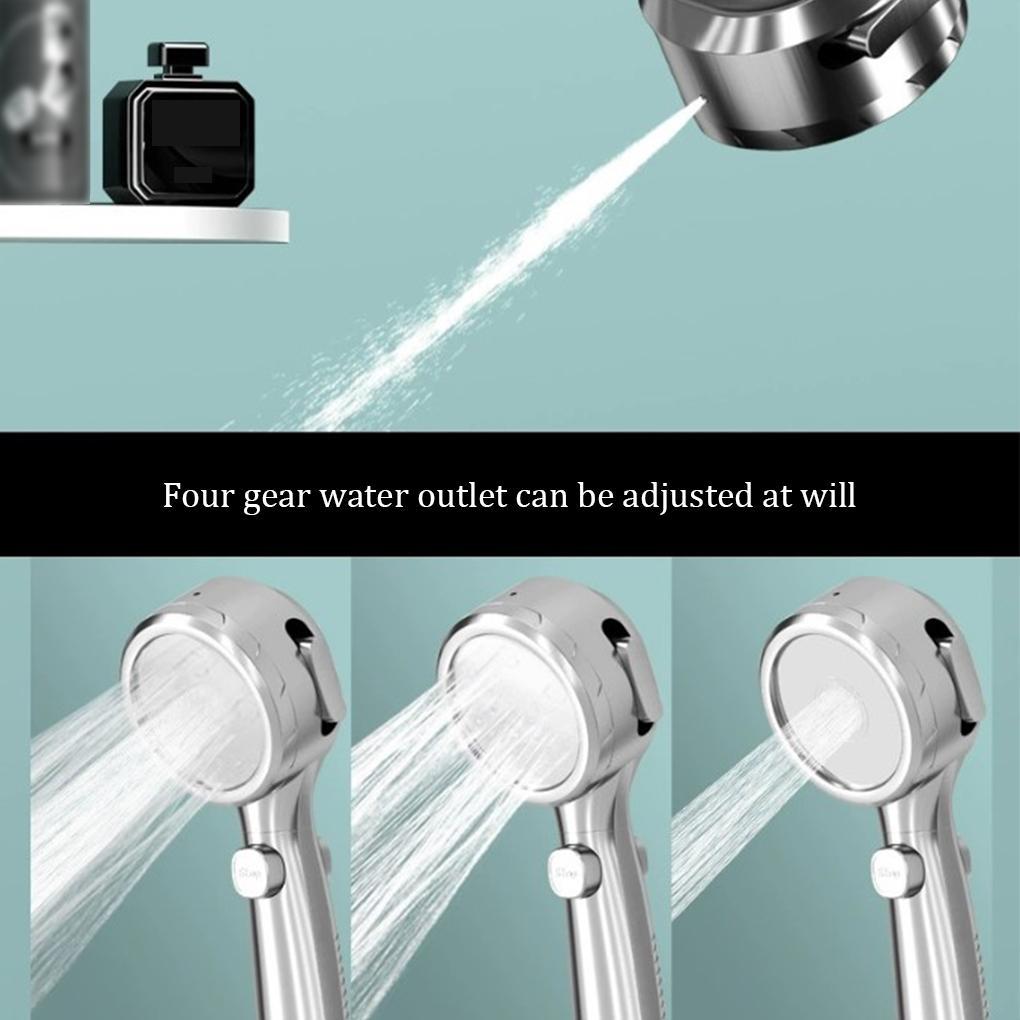 Shower Digital Temperature Display Bathroom Rainfall Spray Bath Shower Pressurized Universal Replacement Sprayer