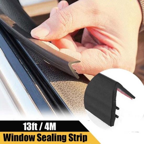 For Nissan Sentra 13Ft/4M V-Shaped Car Side Window Trim Edge Mould Sealing Strip