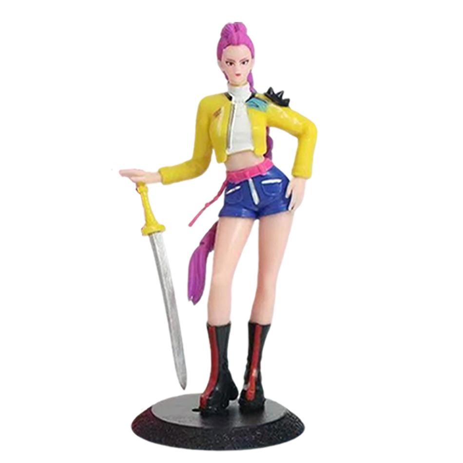 18cm Kpop Dämonenjäger Figuren Huntrix Figuren Spielzeug Derpys Tiger Rumi Mira Zoey Sussy Figur Ornament Geburtstagsgeschenke