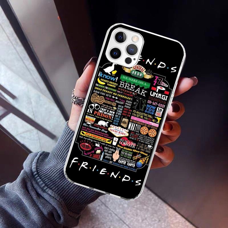 Friends Tv Show Funny Family Phone Case For iPhone 17 Air 16 15 Pro Max 14 Plus 13 Mini 12 11 Cover 7 8 SE Silicone Shell Print