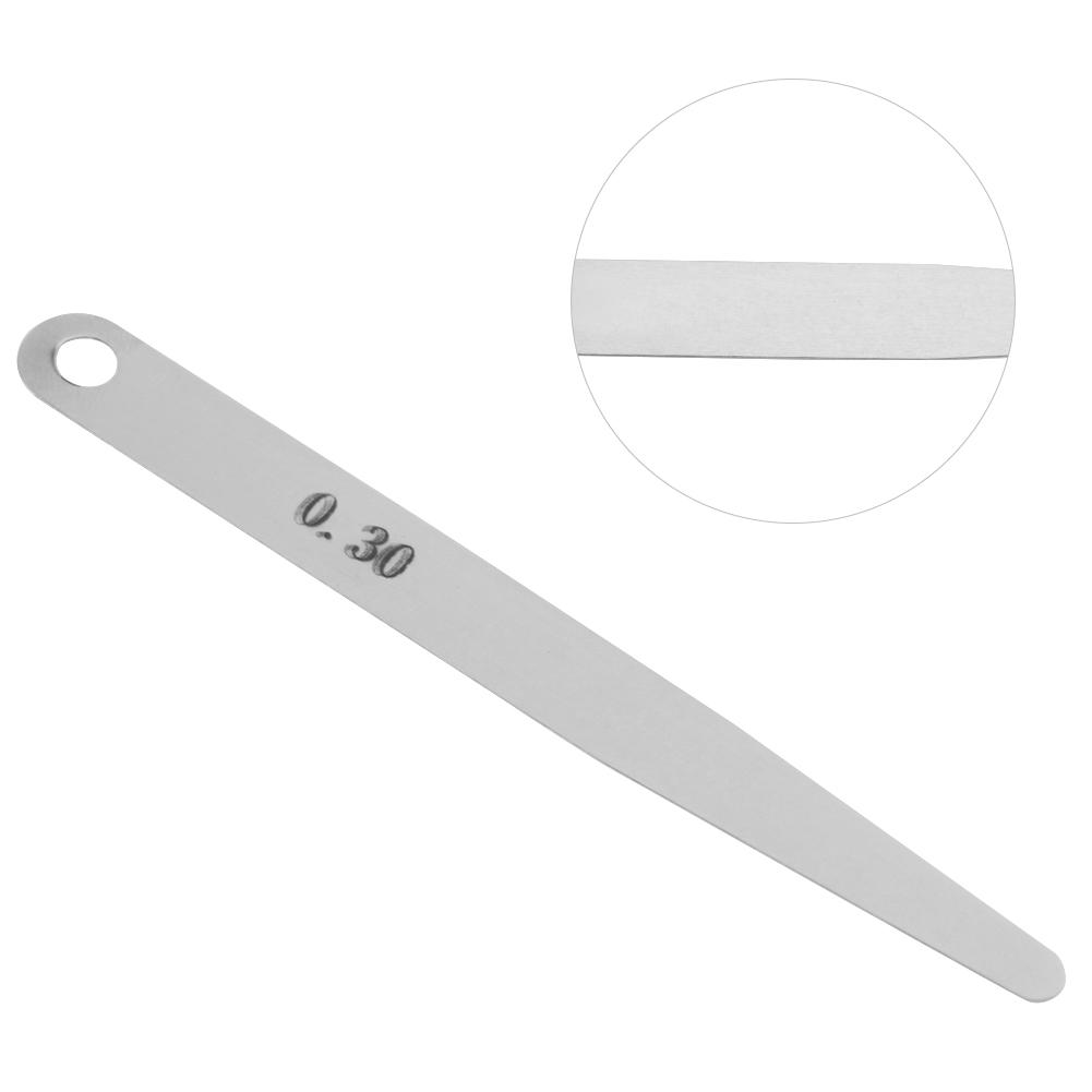 5pcs 0.2Celsius0.3 Stainless Steel Feeler Gauge Ruler Welding Inspection Tool(0.2)