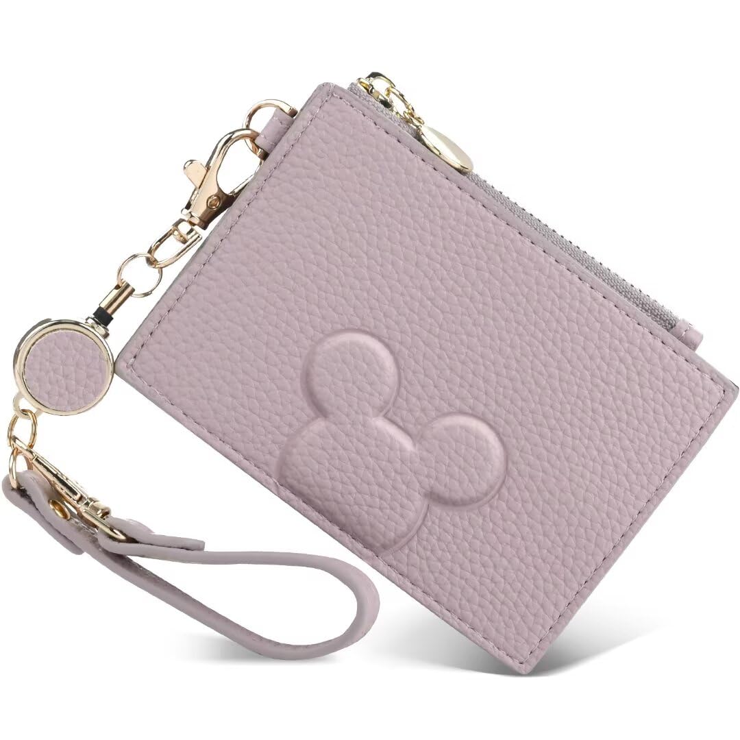 Pass Case with Coin Card Large Stylish Coin Case with ID Card Multiple Perfect for or Any Occasion Reel, Purse, Slots, Zipper, Capacity, Slim, Cute, v
