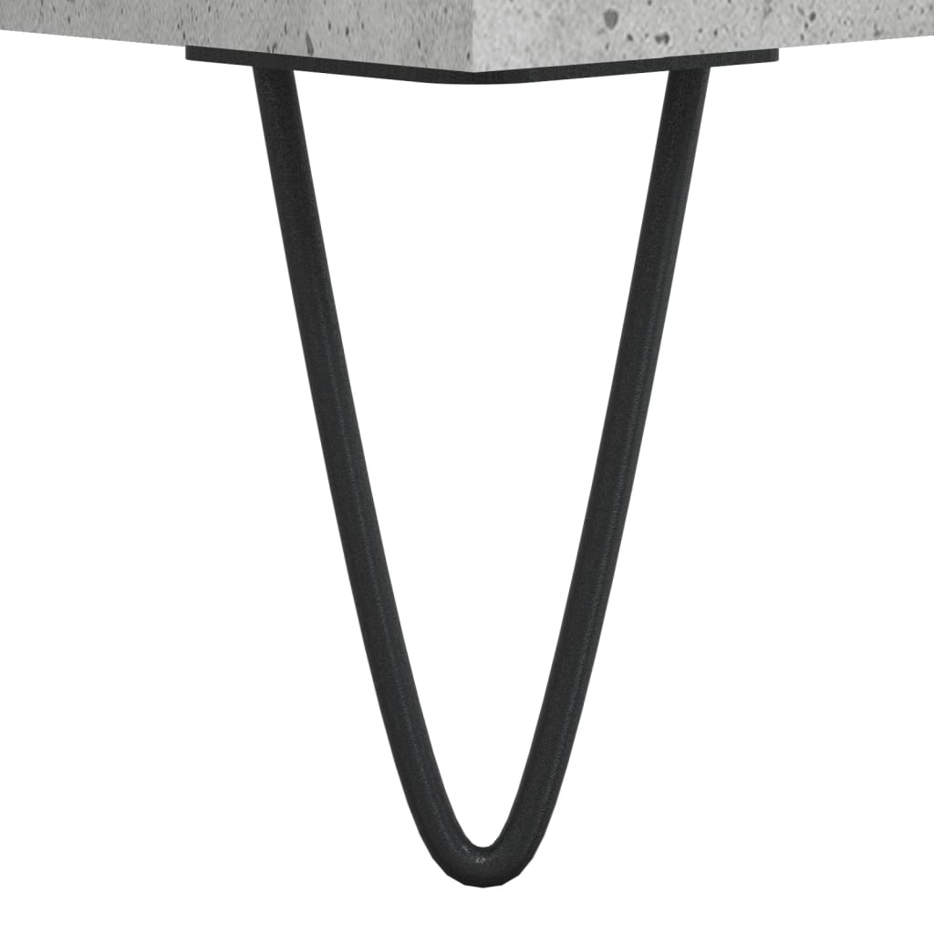  Coffee Table, Concrete Grey, 90x50x36.5 Cm