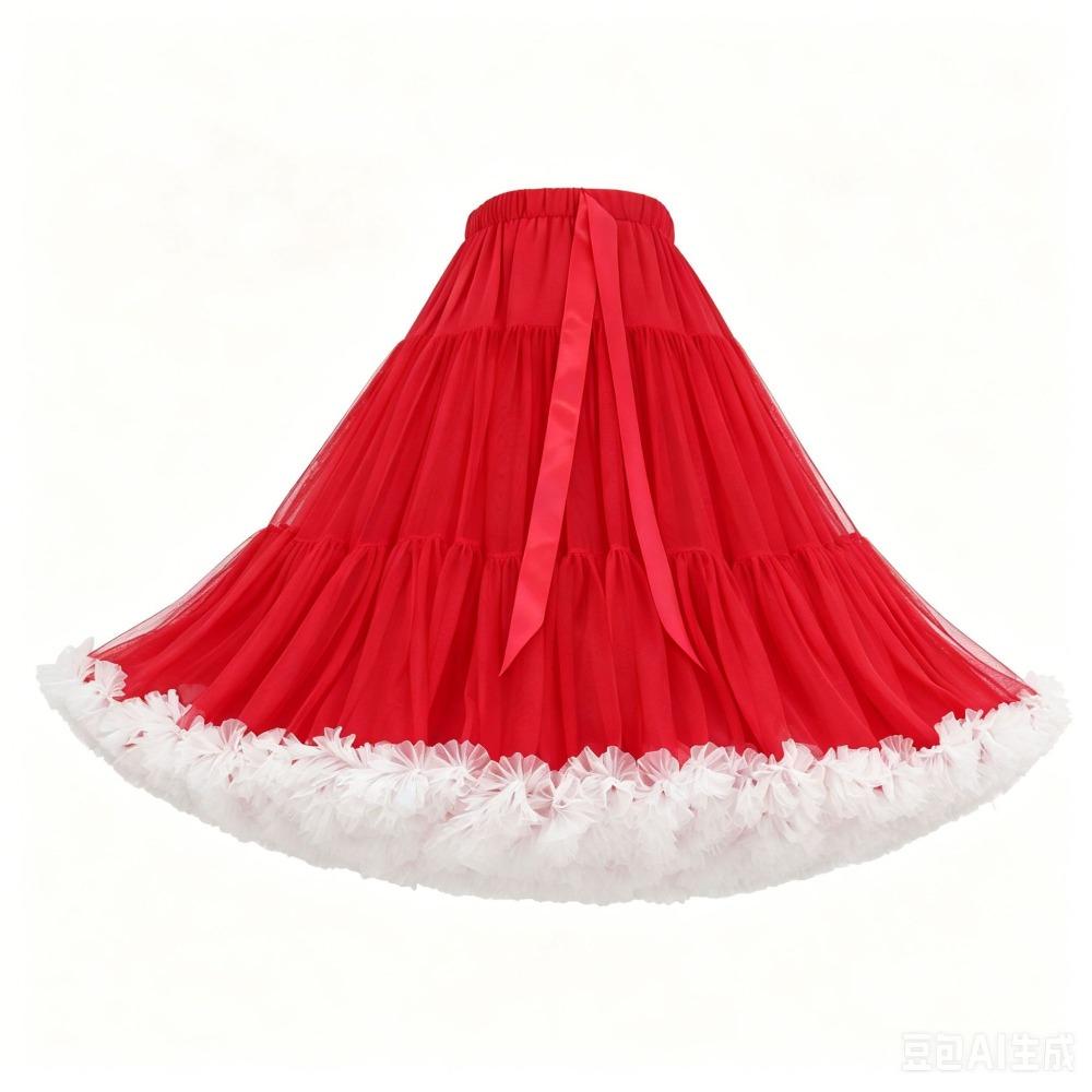 Super Puffy Petticoat Boneless Design Knee Length Petticoat Boneless Underskirt Rockabilly Styling