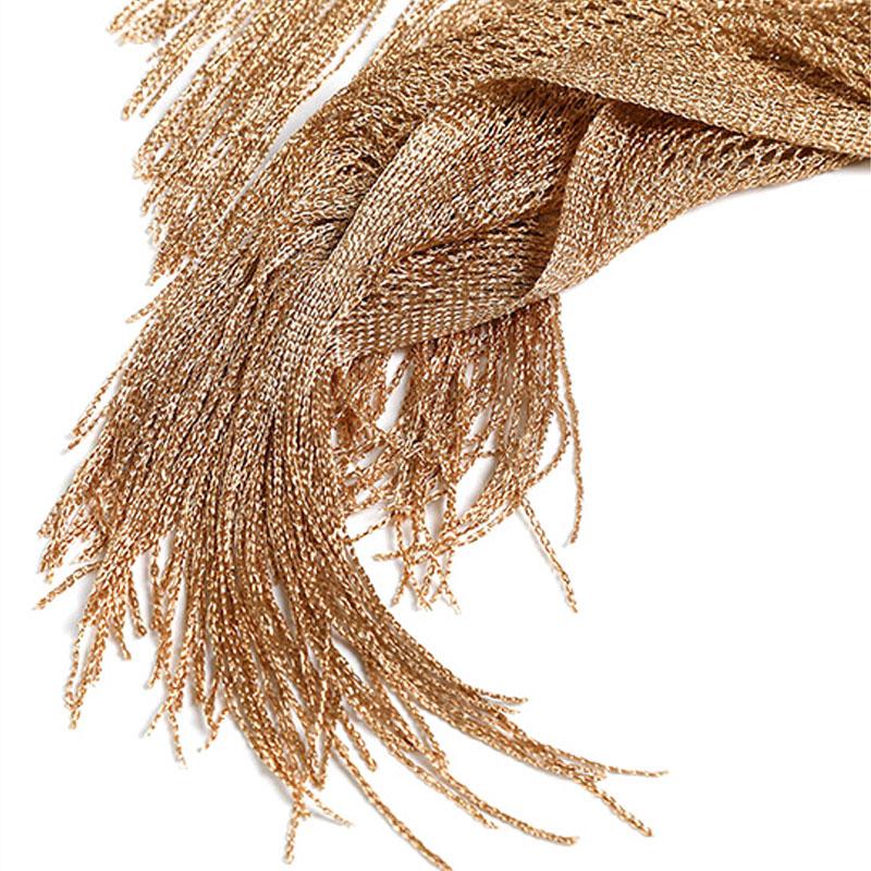 1PC Shawl Sexy Sun Protection Breathable Hollow Out Stylish Tassel Versatile Polyester Comfortable Bikini Cover Up