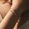 New Crystal Flower Stainless Steel Bracelet Women Fashion Personality Korean Bracelet Jewelry Accessories Anniversary Gift